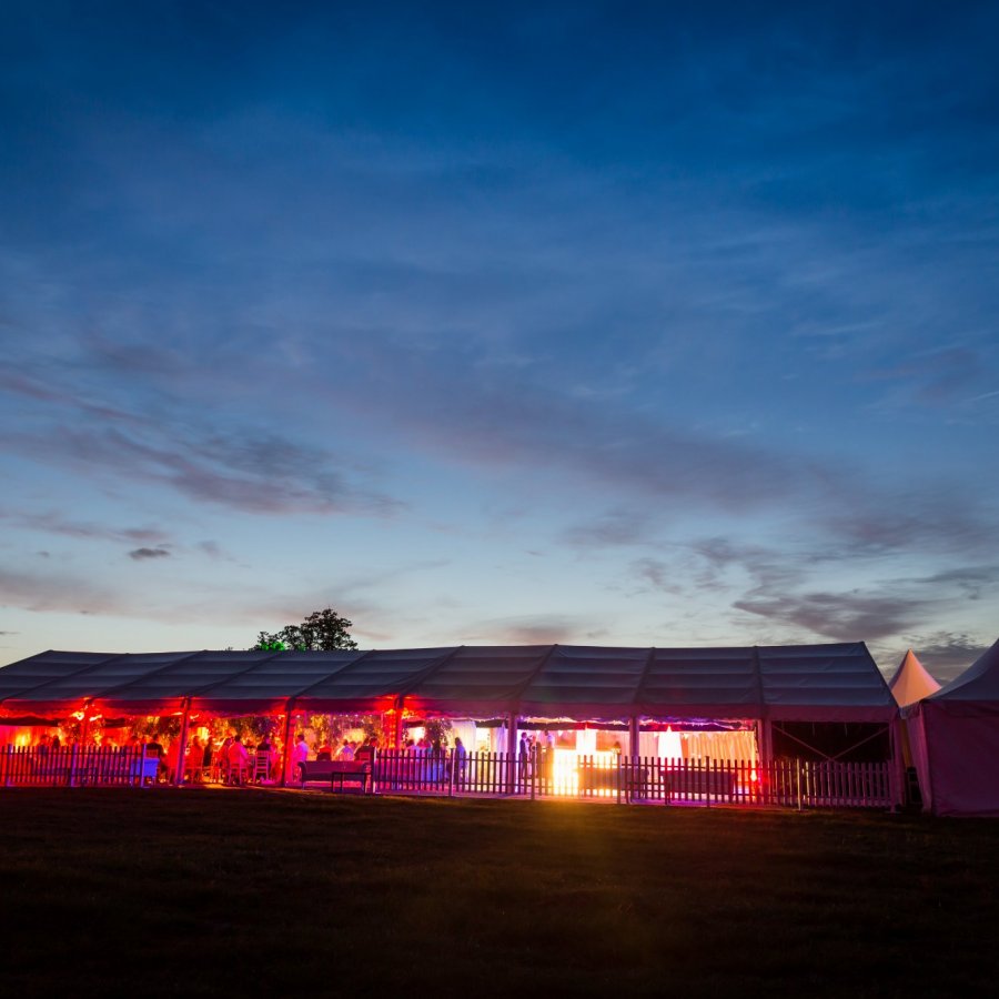 Marquee at night